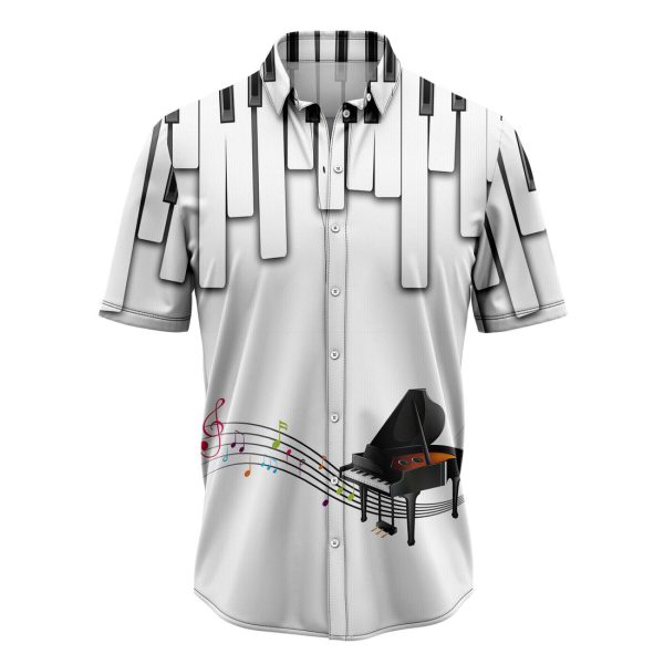 Piano Keyboard Hawaiian Shirt, Summer Shirt For Men and Women Jezsport.com