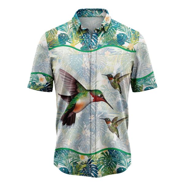 Hummingbird Tropical Hawaiian Shirt, Summer Shirt For Men and Women Jezsport.com