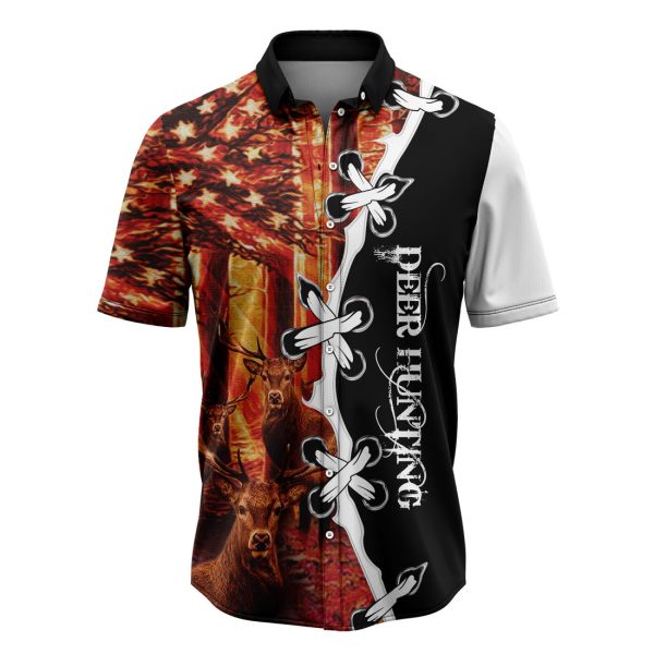 Firefighter Flag Forest Hawaiian Shirt, Summer Shirt For Men and Women Jezsport.com