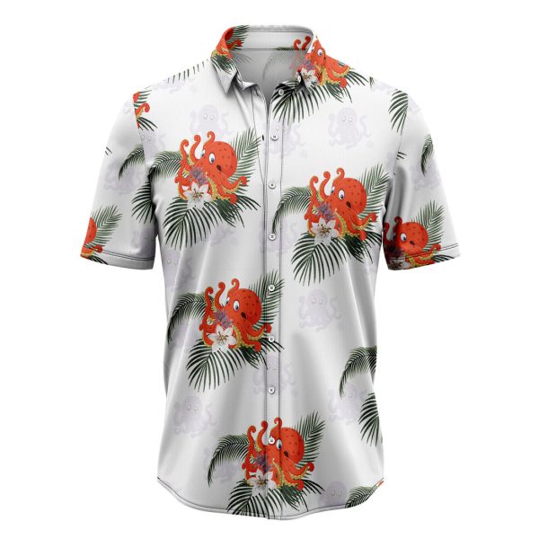 Octopus Tropical Hawaiian Shirt, Summer Shirt For Men and Women Jezsport.com