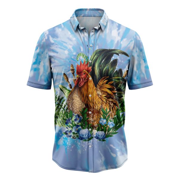 Chicken Tie Dye Hawaiian Shirt, Summer Shirt For Men and Women Jezsport.com