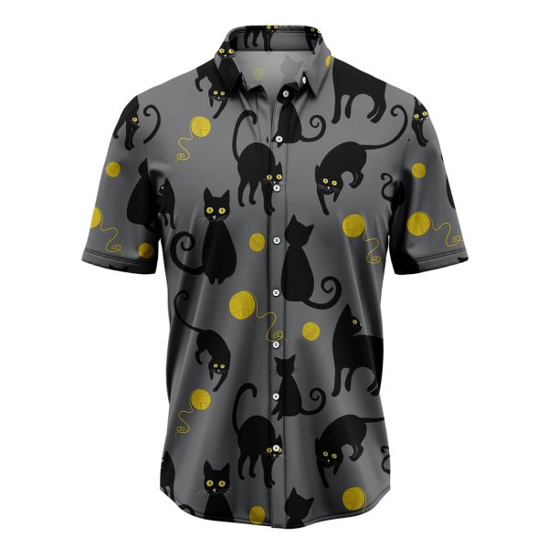 Amazing Black Cat 2 Hawaiian Shirt, Summer Shirt For Men and Women Jezsport.com