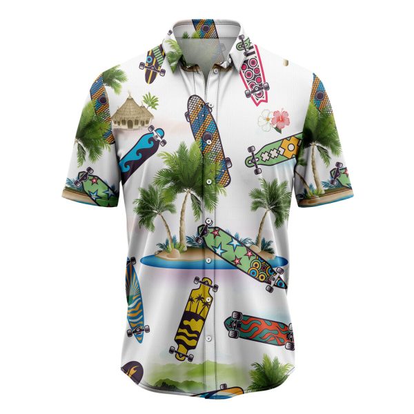 Skateboard Lover Hawaiian Shirt, Summer Shirt For Men and Women Jezsport.com