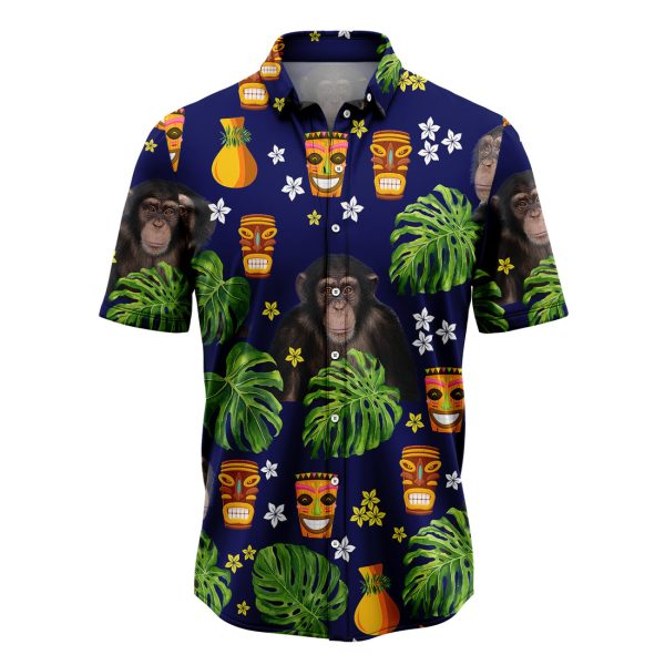 Chimpanzee Native Tropical Hawaiian Shirt, Summer Shirt For Men and Women Jezsport.com