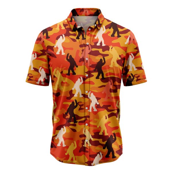 Happy Bigfoot Camo Hawaiian Shirt, Summer Shirt For Men and Women Jezsport.com