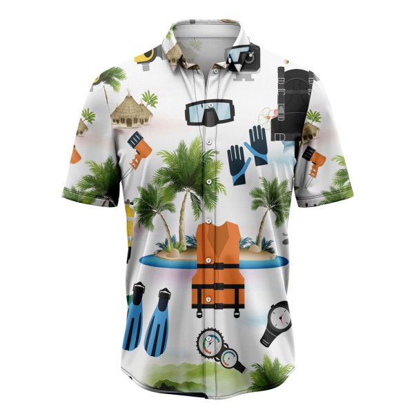 Scuba Diving Lover Hawaiian Shirt, Summer Shirt For Men and Women Jezsport.com