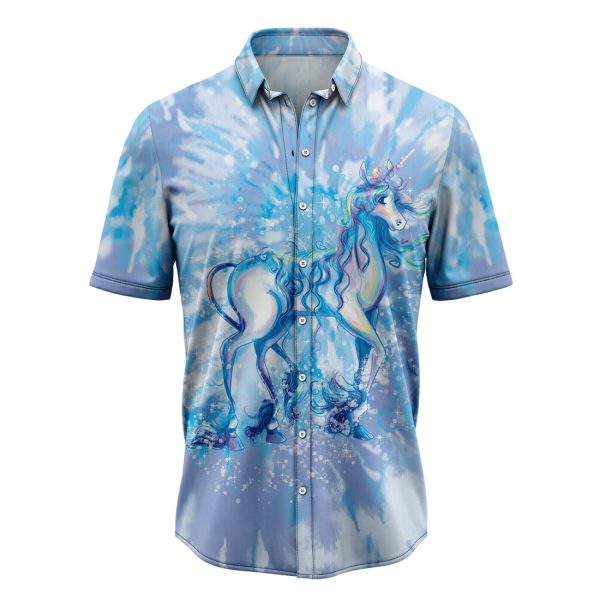 Unicorn Tie Dye Hawaiian Shirt, Summer Shirt For Men and Women Jezsport.com