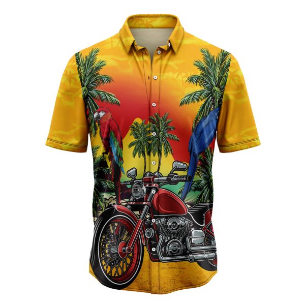 Vintage Motorcycle Hawaiian Shirt, Summer Shirt For Men and Women Jezsport.com