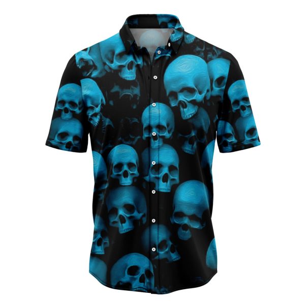 Awesome Skull Art Hawaiian Shirt, Summer Shirt For Men and Women Jezsport.com