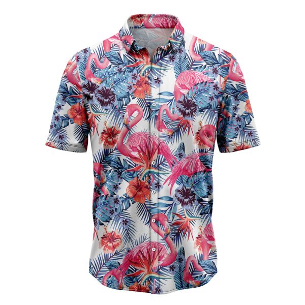 Flamingo Tropical Hawaiian Shirt, Summer Shirt For Men and Women Jezsport.com