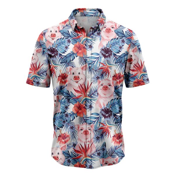 Pig Tropical Hawaiian Shirt, Summer Shirt For Men and Women Jezsport.com