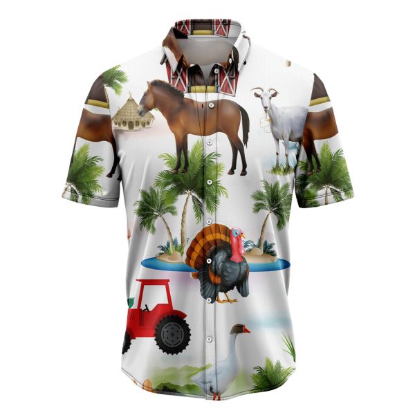 Farmer on Vacation Hawaiian Shirt, Summer Shirt For Men and Women Jezsport.com