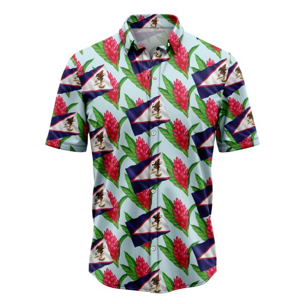 American Samoa Paogo Flower Hawaiian Shirt, Summer Shirt For Men and Women Jezsport.com