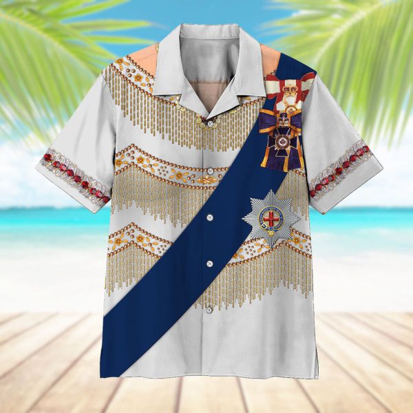 Queen Elizabeth II 3D Hawaii Shirt, Summer Shirt For Men and Women Jezsport.com