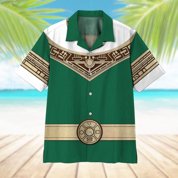 3D Power Ranger Zeo Green Hawaii Shirt, Summer Shirt For Men and Women Jezsport.com