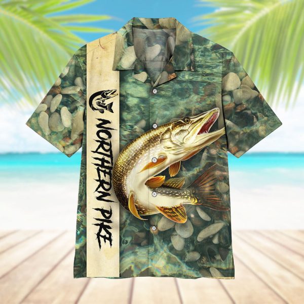 3D Northern Pike Fishing Hawaii Shirt, Summer Shirt For Men and Women Jezsport.com