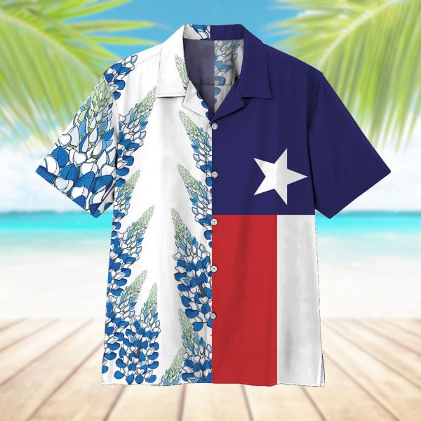 3D Texas Bluebonnets Hawaii Shirt, Summer Shirt For Men and Women Jezsport.com