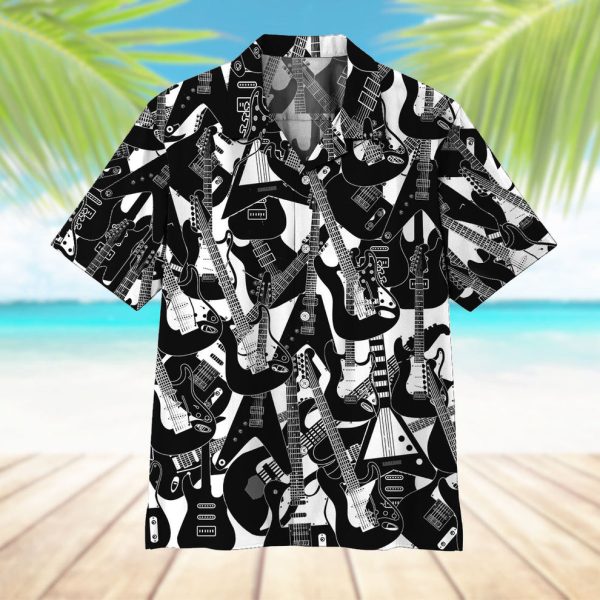 3D Electric Guitar Hawaii Shirt, Summer Shirt For Men and Women Jezsport.com