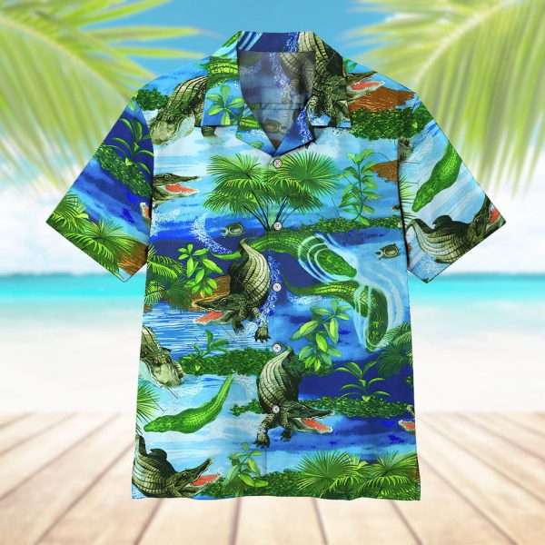 3D Crocodile Hawaii Shirt, Summer Shirt For Men and Women Jezsport.com