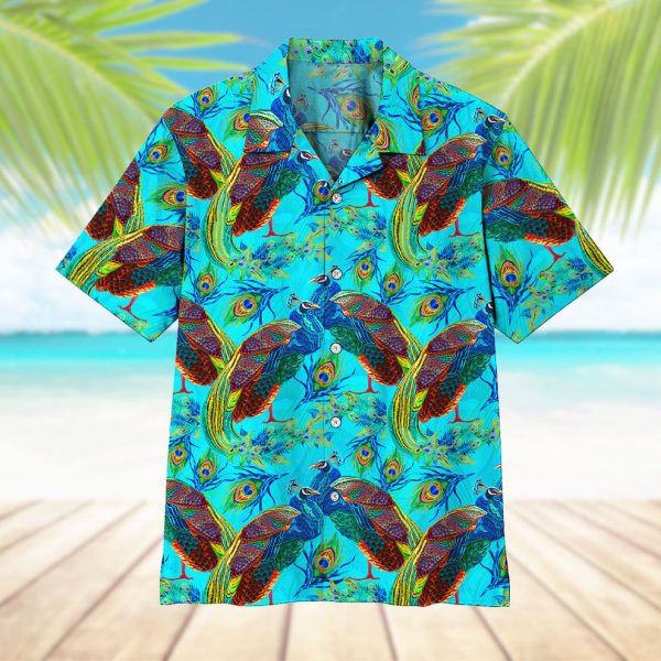 3D Peacock Hawaii Shirt, Summer Shirt For Men and Women Jezsport.com