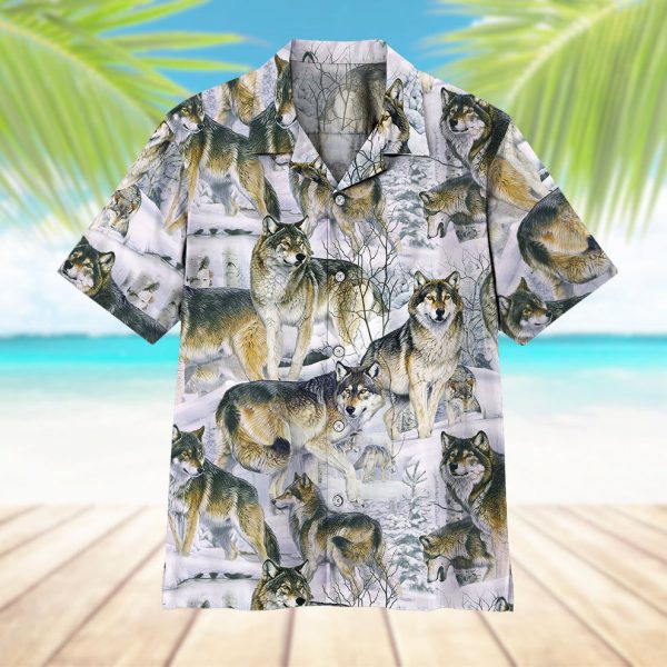 3D Wolf Hawaii Shirt, Summer Shirt For Men and Women Jezsport.com