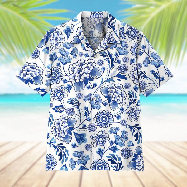 3D Porcelain Pattern Hawaii Shirt, Summer Shirt For Men and Women Jezsport.com