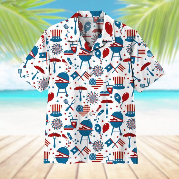 3D 4th Of July Hawaii Shirt, Summer Shirt For Men and Women Jezsport.com