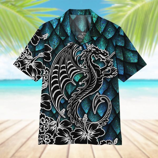 3D Dragon Hawaii Shirt, Summer Shirt For Men and Women Jezsport.com