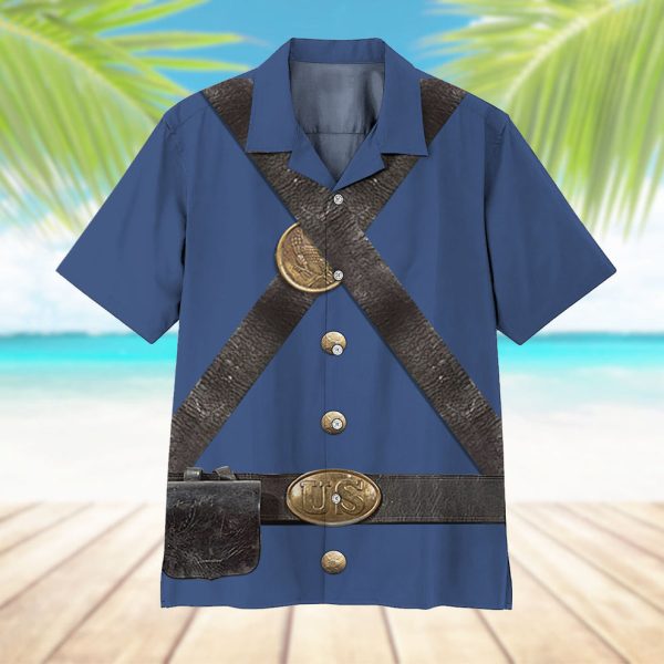 3D Union Infantry Uniform In Civil War Hawaii Shirt, Summer Shirt For Men and Women Jezsport.com