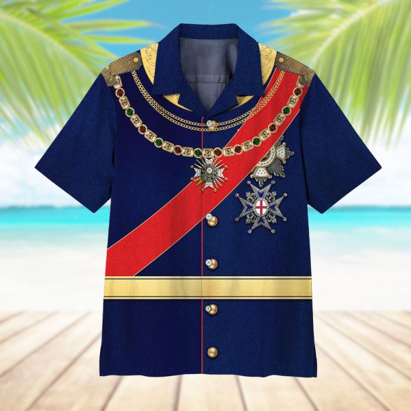 3D King Ludwig II Of Bayern Hawaii Shirt, Summer Shirt For Men and Women Jezsport.com