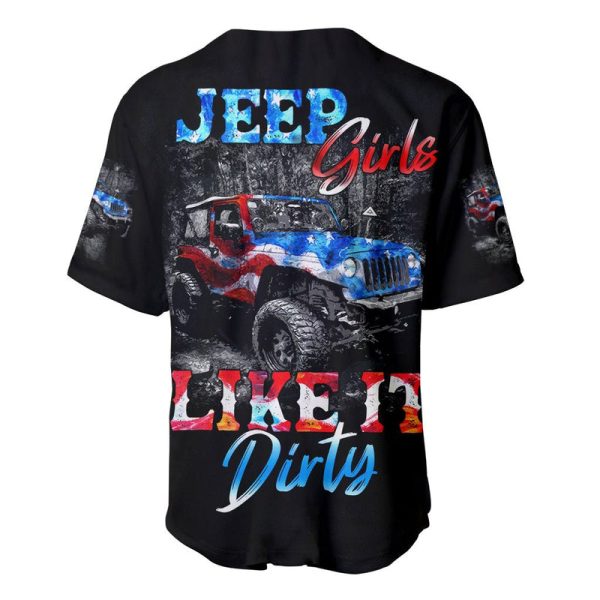 American Jeep Baseball Jersey Jeep Girls Like It Dirty Jezsport.com