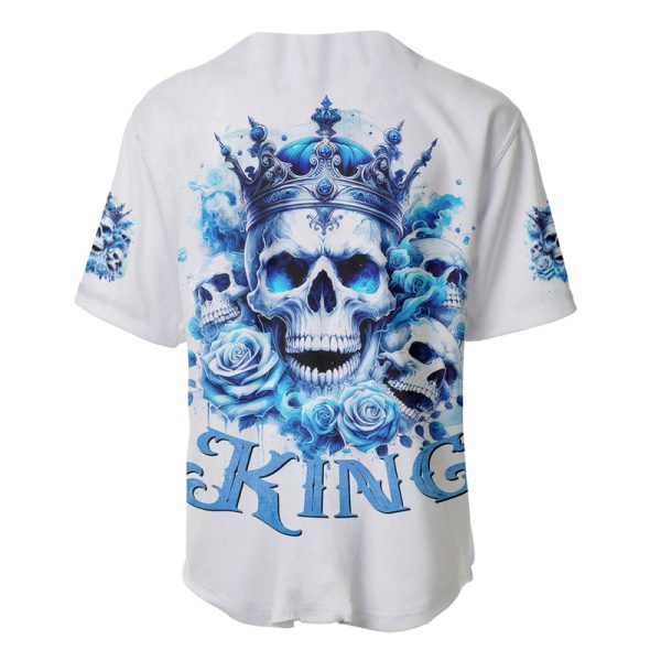 Rose Skull Baseball Jersey King Skull Jezsport.com