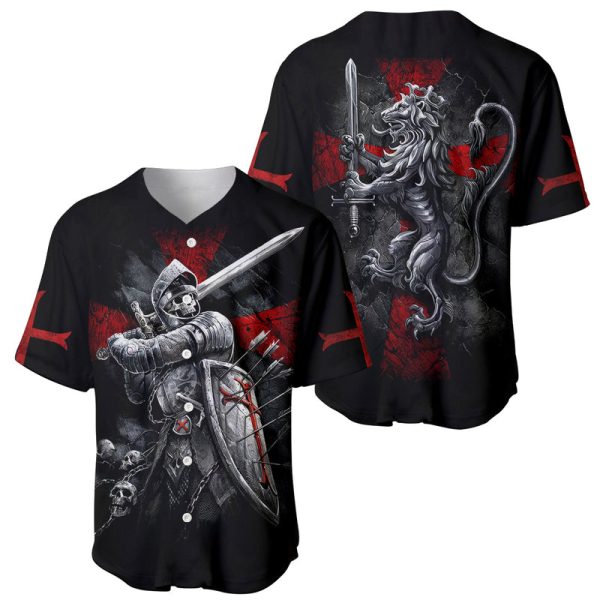 Skull Baseball Jersey Death Skull Crusader For Men and Women Jezsport.com