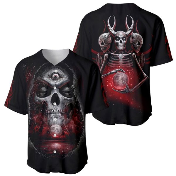 Skull Baseball Jersey Prayer Skull For Men and Women Jezsport.com