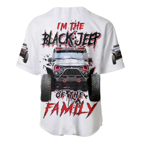 Black Jeep Baseball Jersey I'm The Black Jeep Of The Family Jezsport.com