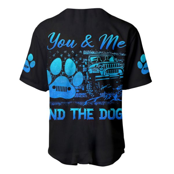 Jeep Life Baseball Jersey You & Me And The Dogs Jezsport.com