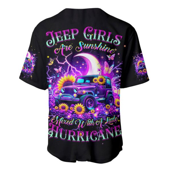 Nigh Jeep Baseball Jersey Jeep Girls Are Sunshine Mixed With A Little Hurricane Jezsport.com