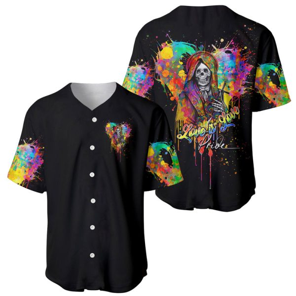 LGBT Baseball Jersey Love Is Love Pride For Men and Women Jezsport.com