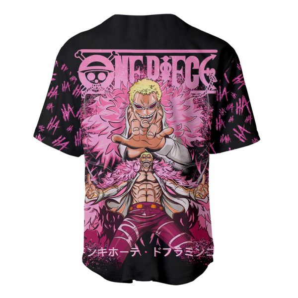 Donquixote Doflamingo Baseball Jersey One Piece Design Jezsport.com