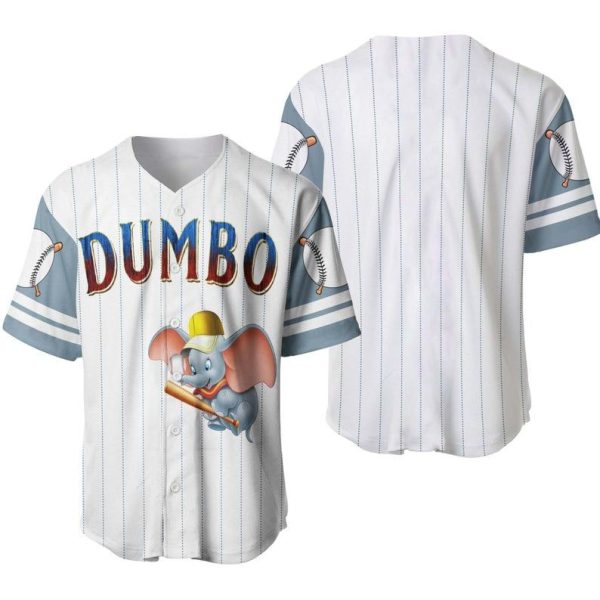 Dumpo Disney Baseball Jersey For Men and Women Jezsport.com