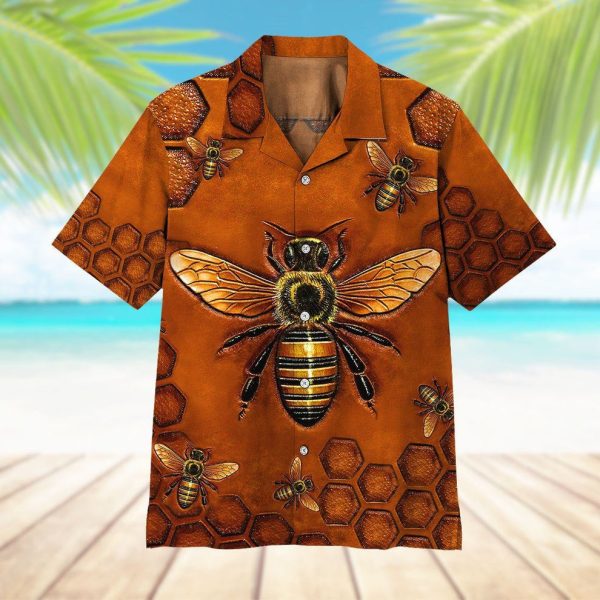 3D Bee Hawaii Shirt, Summer Shirt For Men and Women Jezsport.com