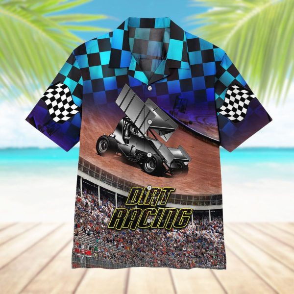 3D Dirt Track Racing Hawaii Shirt, Summer Shirt For Men and Women Jezsport.com