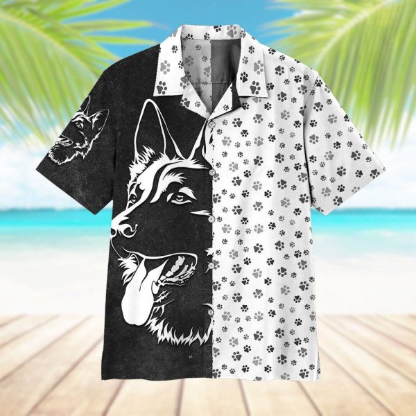 3D Foot Print Dogs Hawaii Shirt, Summer Shirt For Men and Women Jezsport.com