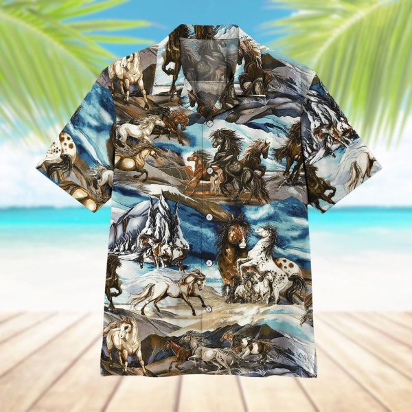 3D Horse Hawaii Shirt, Summer Shirt For Men and Women Jezsport.com