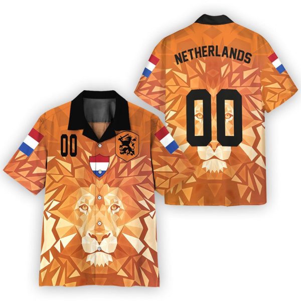 3D Netherlands Football Supporter Hawaii Shirt, Summer Shirt For Men and Women Jezsport.com