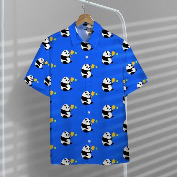 3D Panda Pickleball Hawaii Shirt, Summer Shirt For Men and Women Jezsport.com