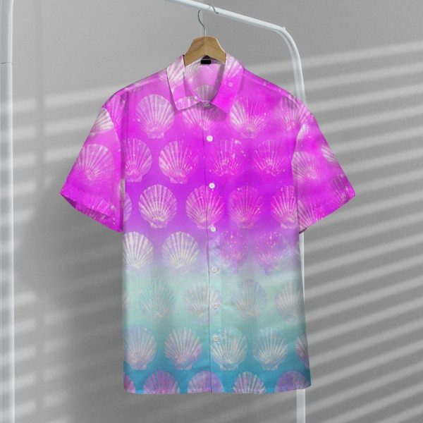 3D Sea Shell Color Hawaii Shirt, Summer Shirt For Men and Women Jezsport.com