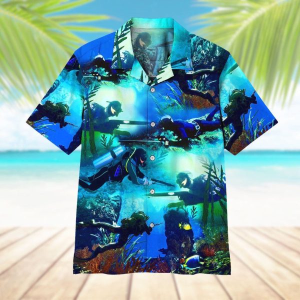 3D Spearfishing Hawaii Shirt, Summer Shirt For Men and Women Jezsport.com