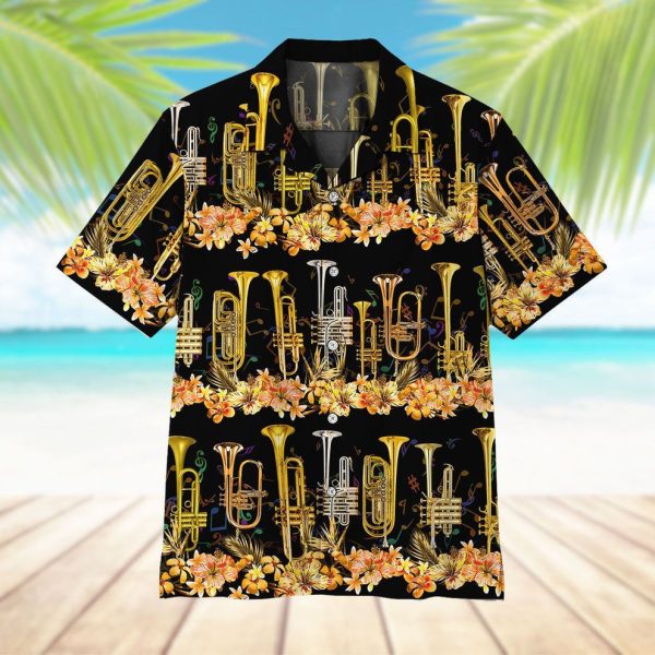 3D Trumpet Hawaii Shirt, Summer Shirt For Men and Women Jezsport.com