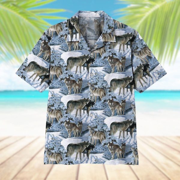 3D Wolf Hawaii Shirt, Summer Shirt For Men and Women Jezsport.com